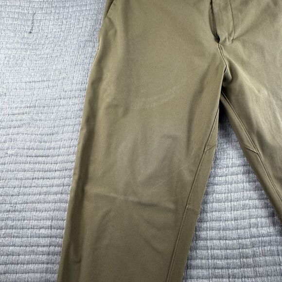Lululemon Commission Pant Mens 35x31 Beige ABC Golf Stretch Commute Warpstreme - Picture 8 of 10